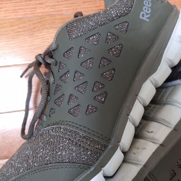 Reebok Work Sublite RB051 Womens Size 9M Olive Green W/ Composite Toe Sneaker - Picture 5 of 12